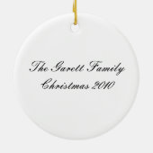 Mit Monogramm Keramik Ornament (Hinten)