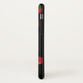 mit Monogramm Kirschmuster Case-Mate iPhone Hülle (Hinten/Links)