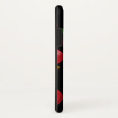 mit Monogramm Kirschmuster Case-Mate iPhone Hülle (Hinten/Rechts)