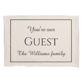 Mit Monogramm Kissenbezüge (Vorderseite-Links)