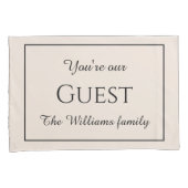 Mit Monogramm Kissenbezüge (Vorderseite-Rechts)