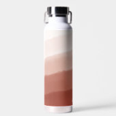 Mit Monogramm, klassisches Kupfer-Rust Ombre Trinkflasche (Vorne)