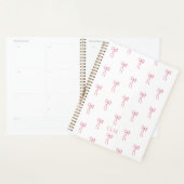 Mit Monogramm kleiner Bow Pink Planner Planer (Anzeige)