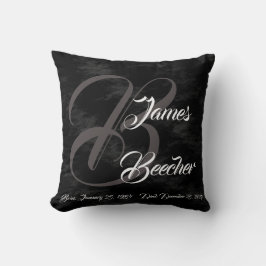 Mit Monogramm Kopfkissen für den Tod in der Famili Kissen