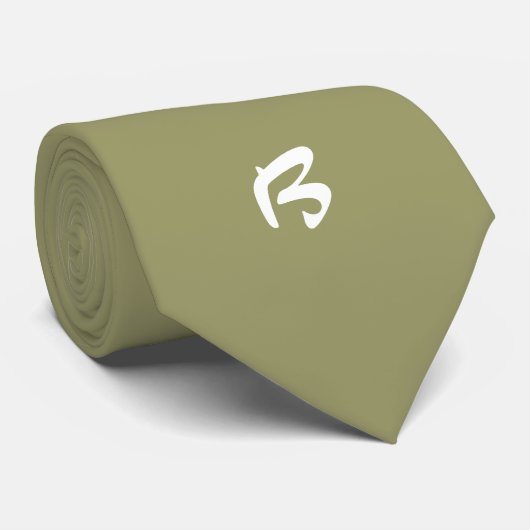 MIT MONOGRAMM KRAWATTE (Gerollt)