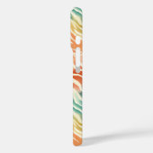 Mit Monogramm, künstlerisches Muster Case-Mate iPhone Hülle (Rückseite / Links)