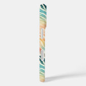 Mit Monogramm, künstlerisches Muster Case-Mate iPhone Hülle (Rückseite / Rechts)