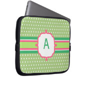 Mit Monogramm Laptop-Sieb Laptopschutzhülle (Vorne Rechts)