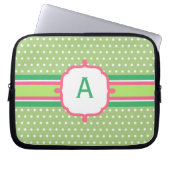 Mit Monogramm Laptop-Sieb Laptopschutzhülle (Vorderseite)