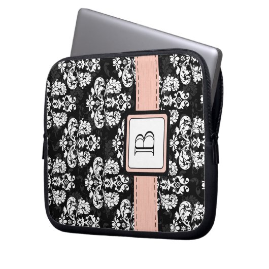 Mit Monogramm Laptopschutzhülle (Vorderseite Links)
