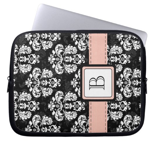 Mit Monogramm Laptopschutzhülle (Vorderseite)