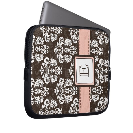 Mit Monogramm Laptopschutzhülle (Vorne Rechts)