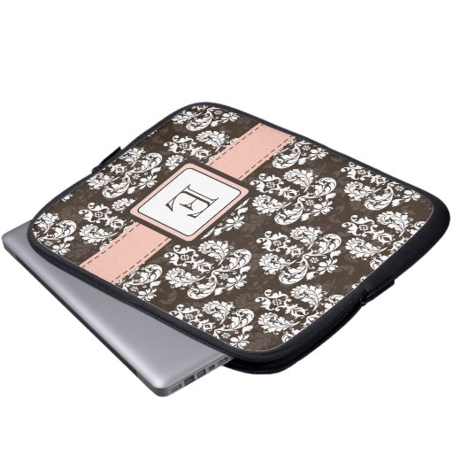 Mit Monogramm Laptopschutzhülle (Vorne Knopf)