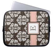 Mit Monogramm Laptopschutzhülle (Vorderseite)