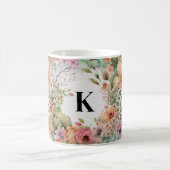 Mit Monogramm Leopard Kaffeetasse (Mittel)