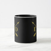 Mit Monogramm Liebe Tasse (Zentrum)
