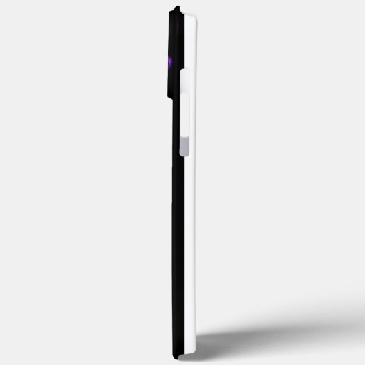 Mit Monogramm Lila asiatischer Drache Case-Mate iPhone Hülle (Rückseite / Links)