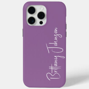 Mit Monogramm Lila Case-Mate iPhone Hülle