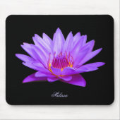 Mit Monogramm lila Mousepad (Vorne)