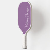 Mit Monogramm Lila Pickleball Paddel Schläger (Links)