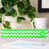 Mit Monogramm Limones Zigzag-Muster Namensplakette