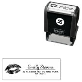 Mit Monogramm Lippen Permastempel (Beispiel)