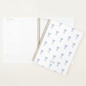 Mit Monogramm Little Bow Blue Planner Planer (Anzeige)