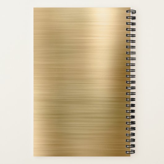 Mit Monogramm Logo Notizblock (Rückseite)