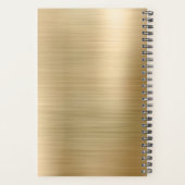 Mit Monogramm Logo Planer (Rückseite)