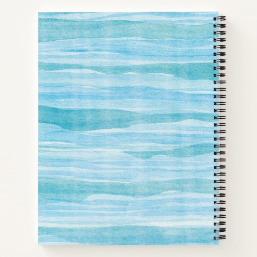 Mit Monogramm Luau Tiki Bar Party Guest Notizblock (Rückseite)