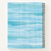 mit Monogramm Luau Tiki Bar Rezept Notizblock (Rückseite)