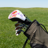 Mit Monogramm Lucky Four Leaf Clolies Golf Headcover (In SItu)