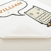 Mit Monogramm, lustige Hand Sherpadecke (3/4)