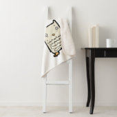 Mit Monogramm, lustige Hand Sherpadecke (Beispiel)