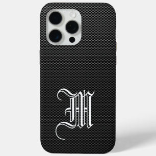 Mit Monogramm "M"-Imitate - Kohlenstofffaser-Box Case-Mate iPhone Hülle