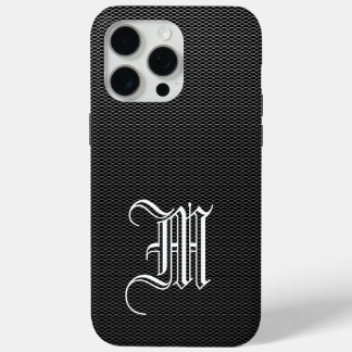 Mit Monogramm "M"-Imitate - Kohlenstofffaser-Box Case-Mate iPhone Hülle