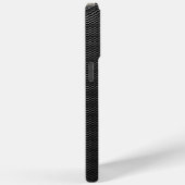 Mit Monogramm "M"-Imitate - Kohlenstofffaser-Box Case-Mate iPhone Hülle (Rückseite / Rechts)