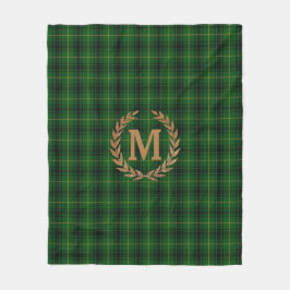 Mit Monogramm MacArthur Tartan-Fleece-Decke Fleecedecke