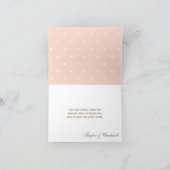 MIT MONOGRAMM MAD HATTER WEDD DANKE KARTE (Innenseite)