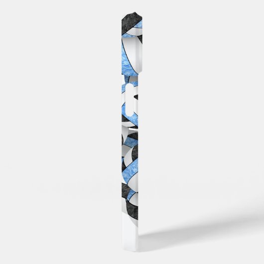 Mit Monogramm Mädels Case-Mate iPhone Hülle (Rückseite / Rechts)