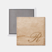Mit Monogramm Magnet (Vorderseite/Rückseite)