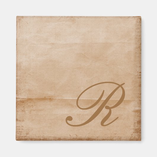 Mit Monogramm Magnet (Vorne)