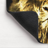 Mit Monogramm Majestic Gold Lion Mousepad (Ecke)