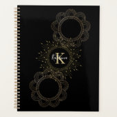 Mit Monogramm Mandala Planner Planer (Vorderseite)