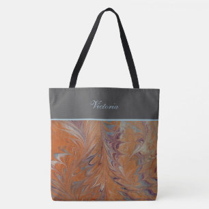Mit Monogramm Marmor Tasche