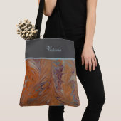 Mit Monogramm Marmor Tasche (Von Nahem)