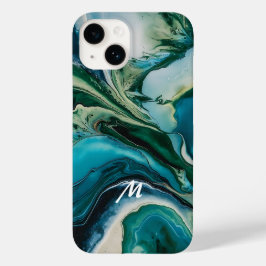 Mit Monogramm Marmorresin-Design Case-Mate iPhone 14 Hülle