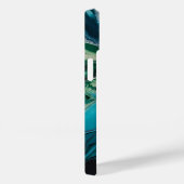 Mit Monogramm Marmorresin-Design Case-Mate iPhone Hülle (Rückseite / Rechts)