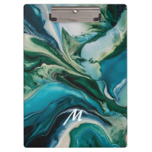 Mit Monogramm Marmorresin