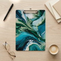 Mit Monogramm Marmorresin